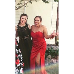 Red prom dress